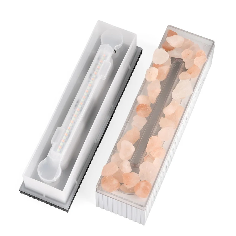 Aroma-Luftbefeuchter mit Doppel-Sprühfunktion, LED-Licht und 10 Duftölen, 200 ml