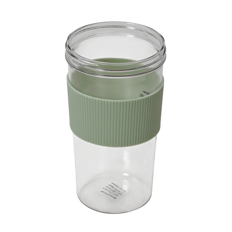 Tragbarer Entsafter mit Deckel und Trinkhalm, 350 ml, mit Edelstahlklinge und USB-Aufladung, 174x88 mm, Wiederaufladbar, Rosa