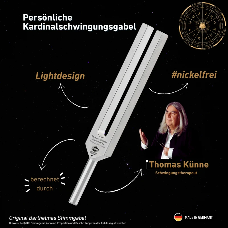 Persönliche Kardinalschwingungsgabel Lightdesign nach Thomas Künne | KO/Alu-KSG
