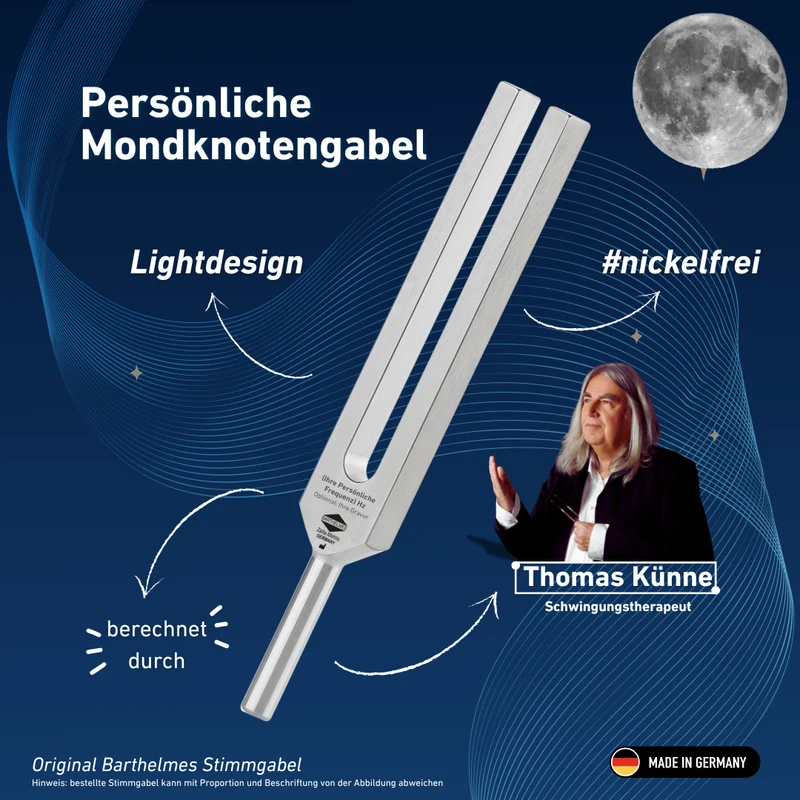 Persönliche Mondknotengabel Lightdesign nach Thomas Künne | KO/Alu-MKG