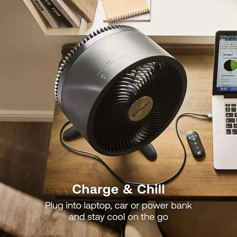 Dimplex Duocool Smart Cordless Pedestal & Table Fan