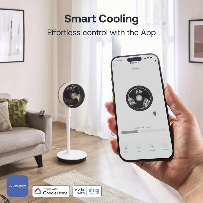 Dimplex Duocool Smart Pedestal & Table Fan