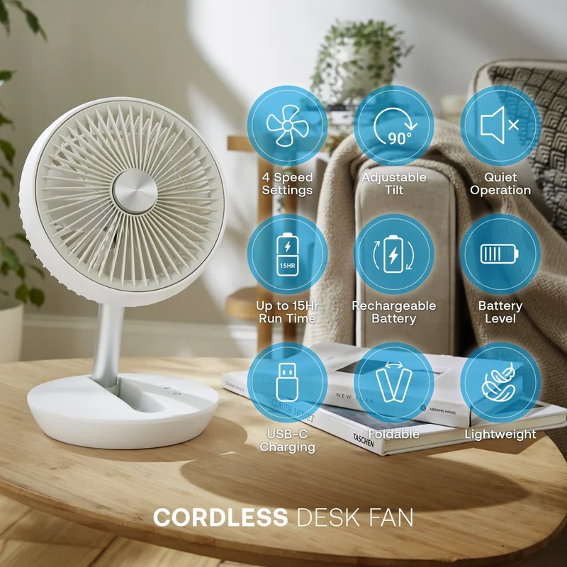 Dimplex Rechargeable Cordless Table Fan
