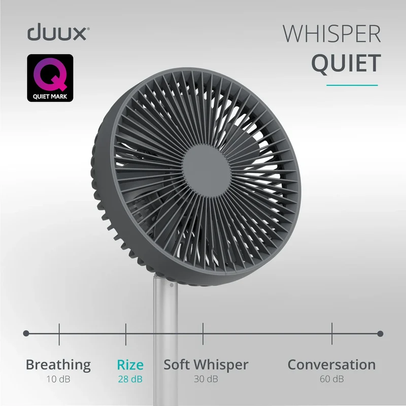 Duux Rize Cordless Pedestal & Table Fan