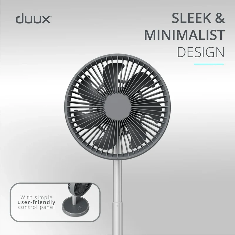 Duux Rize Cordless Pedestal & Table Fan