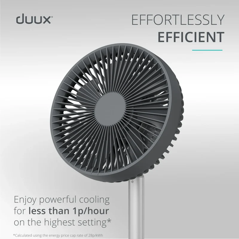 Duux Rize Cordless Pedestal & Table Fan