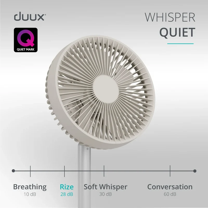 Duux Rize Cordless Pedestal & Table Fan