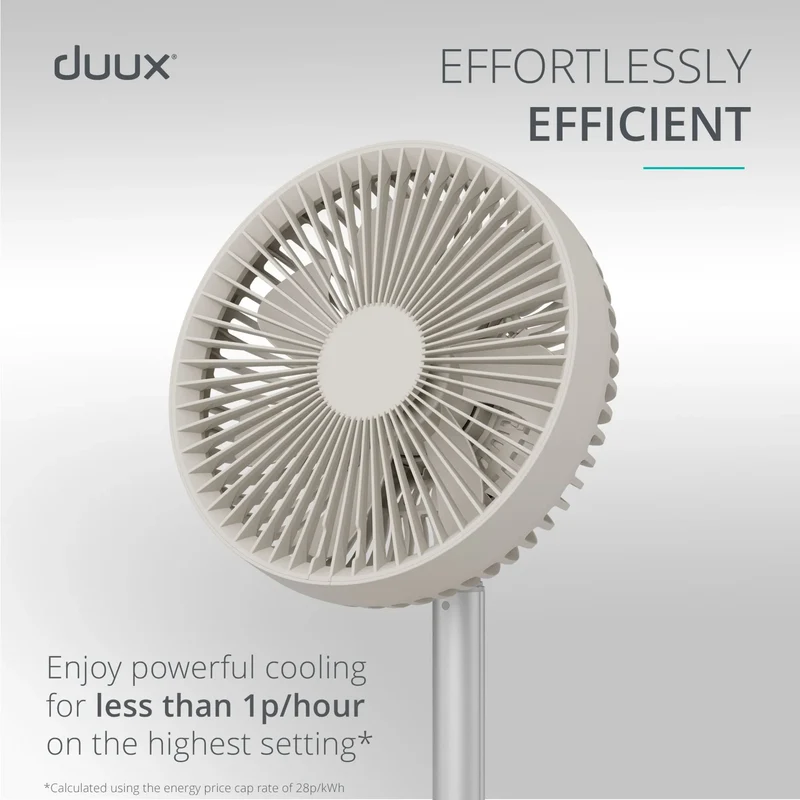 Duux Rize Cordless Pedestal & Table Fan