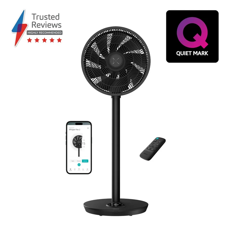 Duux Whisper Flex 2 Smart Pedestal & Table Fan