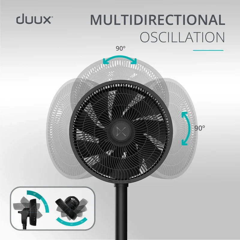 Duux Whisper Flex 2 Smart Pedestal & Table Fan