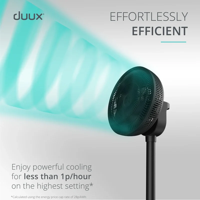 Duux Whisper Flex 2 Smart Pedestal & Table Fan