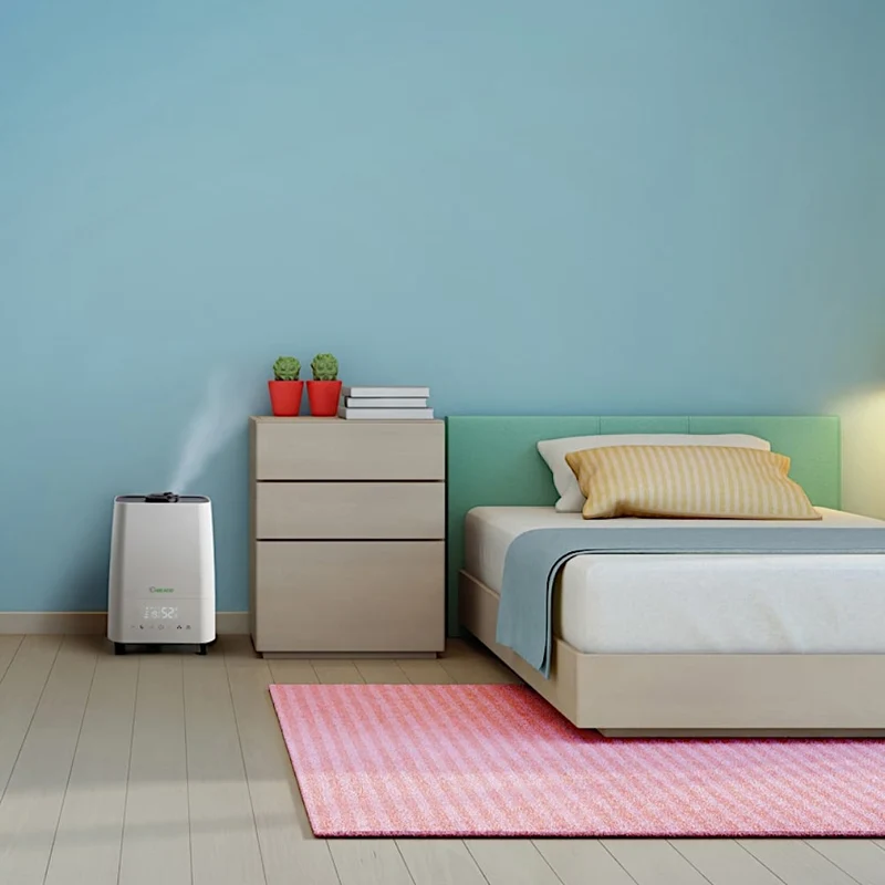 Meaco Deluxe 202 Ultrasonic Hybrid Cool & Warm Mist Humidifier & Air Purifier 9L/Day