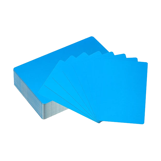 Aluminium-DIY-Karten 100 PCS (mehrfarbig)