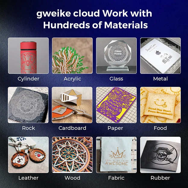 Gweike Cloud RF Metallröhren-Laserschneider & -gravierer