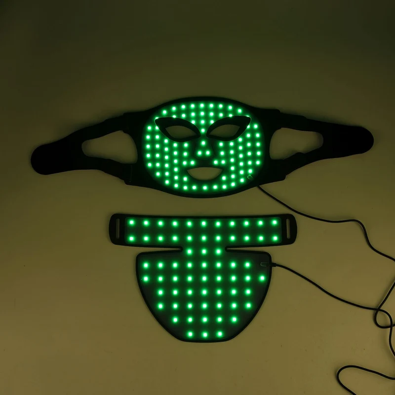 BEAUTECH Gesichts und Dekolleté maske, LED Lichttherapie, Schwarz