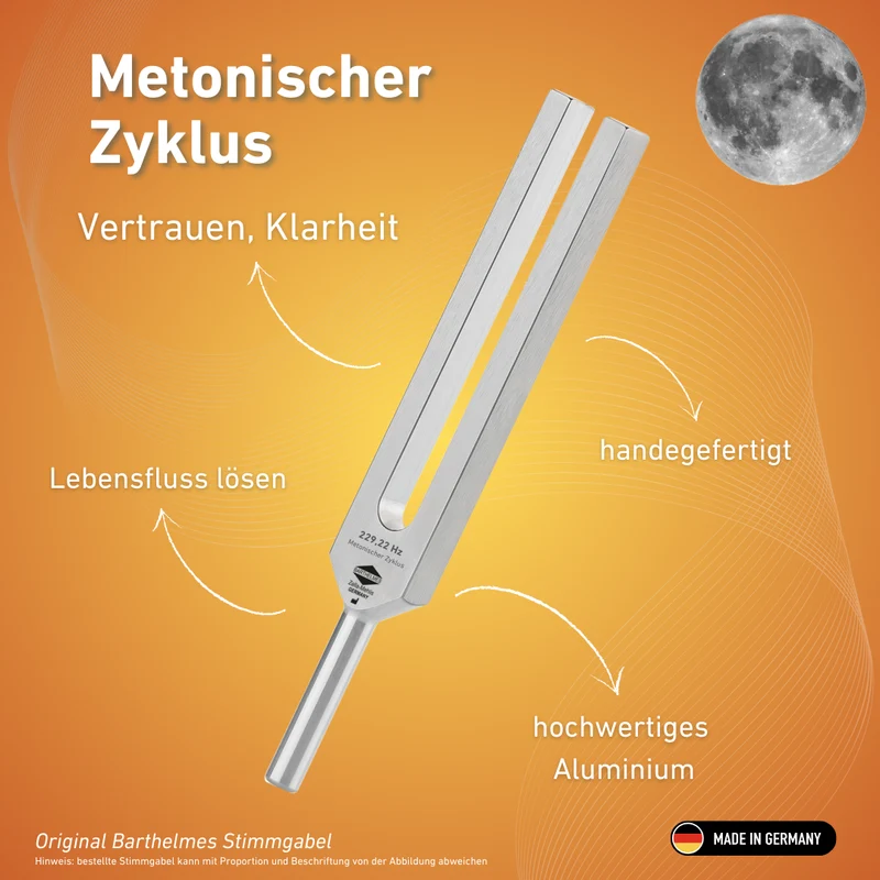 Stimmgabel Metonischer Zyklus Lightdesign 229,22 Hz | Art.-Nr. 230035