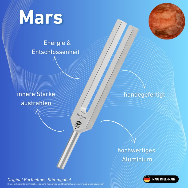 Stimmgabel Mars Lightdesign 144,72 Hz | Art.-Nr. 230015