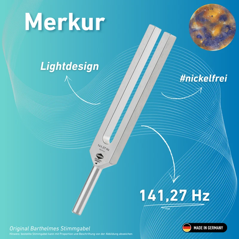 Stimmgabel Merkur Lightdesign 141,27 HZ | Art.-Nr. 230014