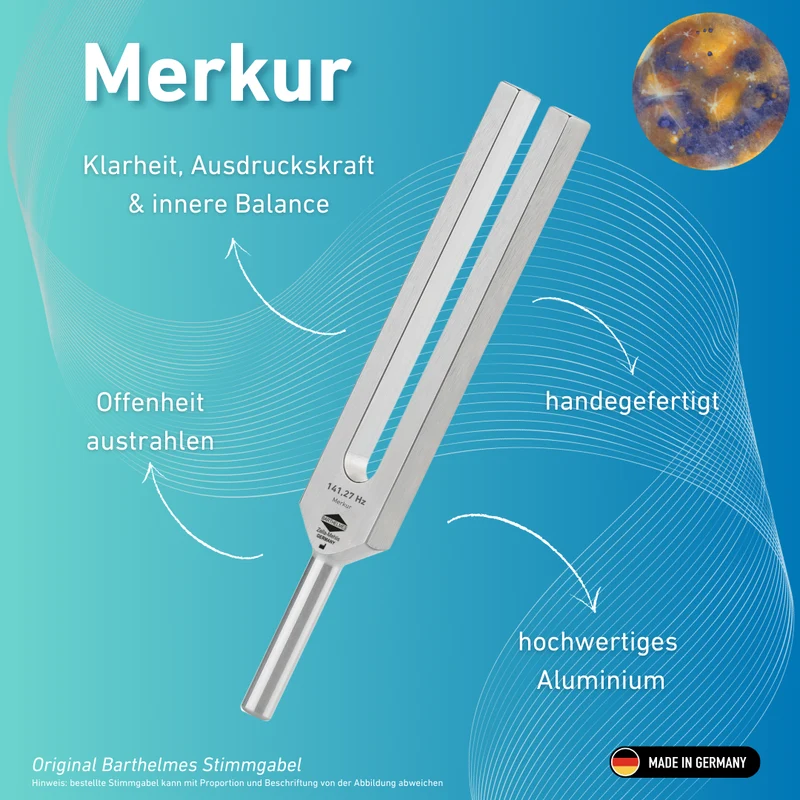 Stimmgabel Merkur Lightdesign 141,27 HZ | Art.-Nr. 230014