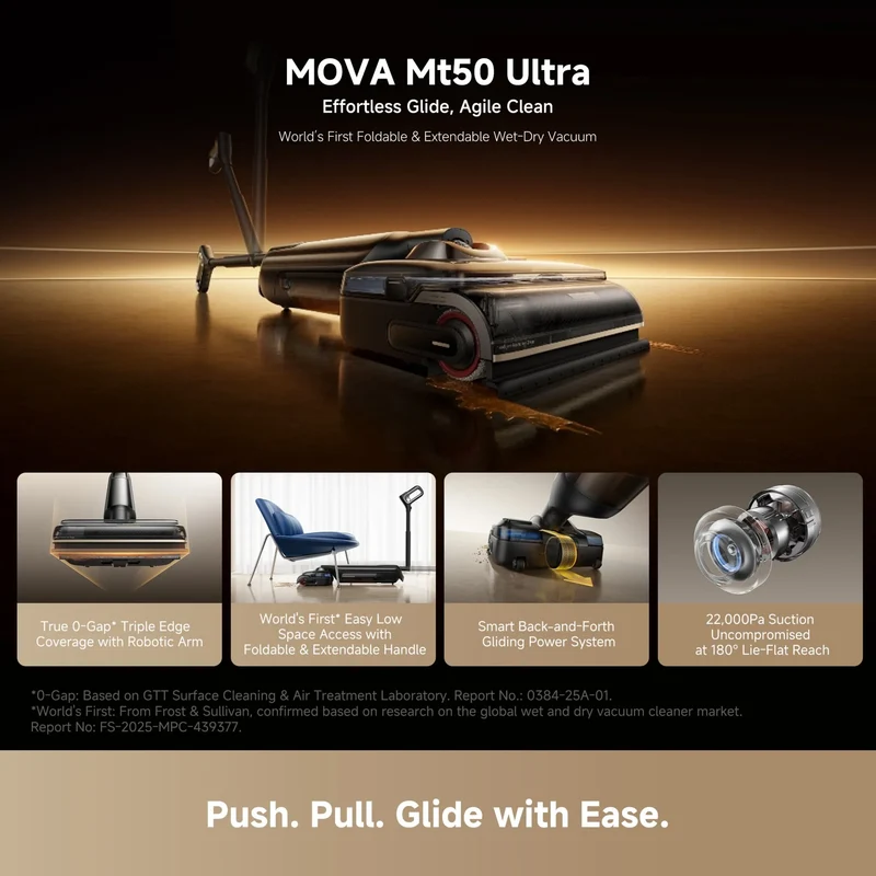 MOVA M50 Ultra Wet & Dry Cordless Vacuum Cleaner