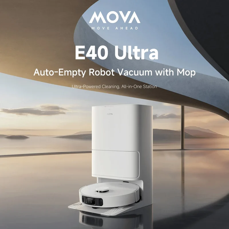 MOVA E40 Ultra Robot Vacuum & Mop Cleaner