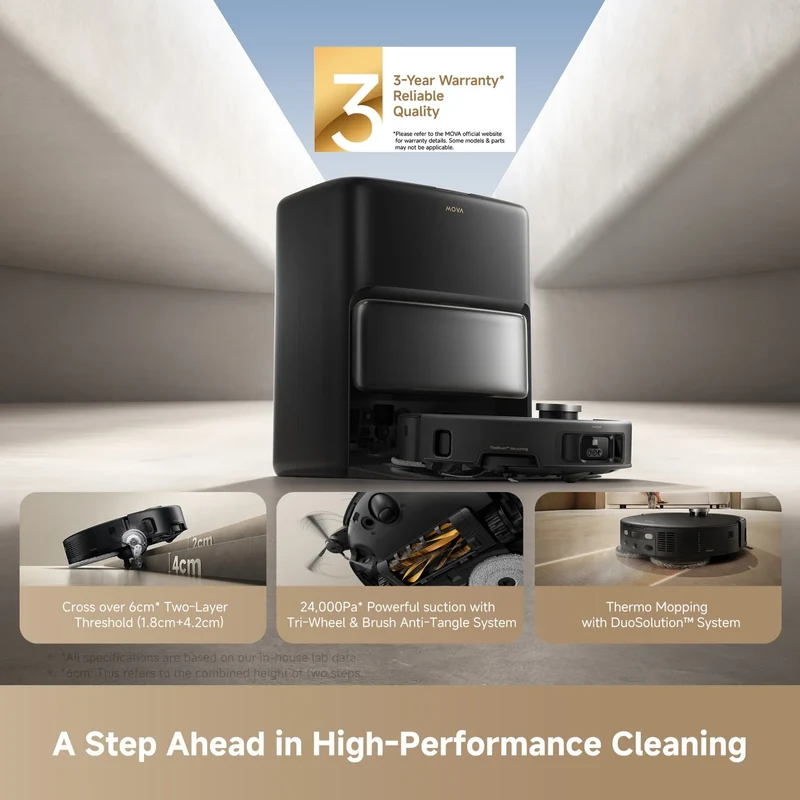 MOVA V50 Ultra Complete Robot Vacuum & Mop Cleaner