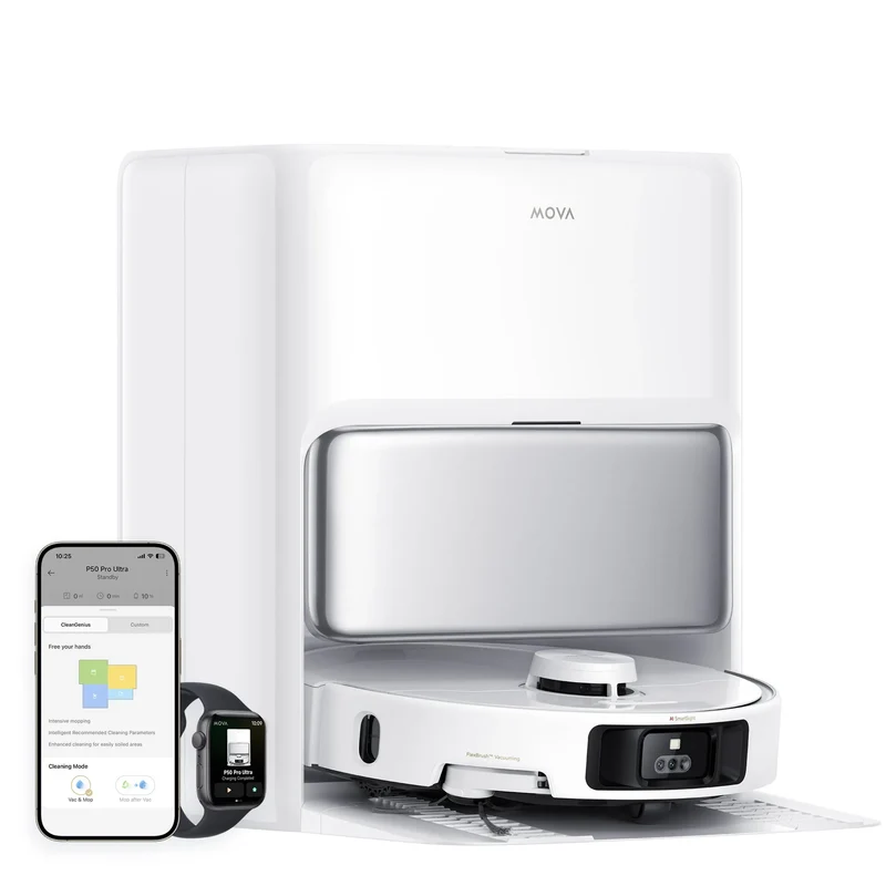 MOVA P50 Pro Ultra Robot Vacuum & Mop Cleaner
