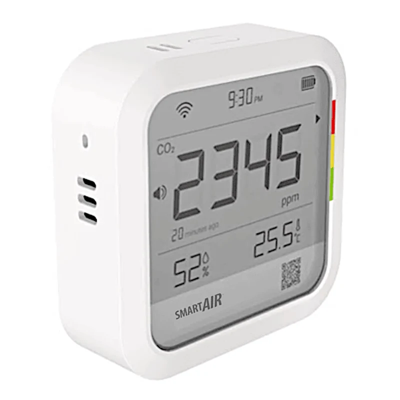 Smart Air 3-in-1 CO₂, Relative Humidity, and Temperature Monitor