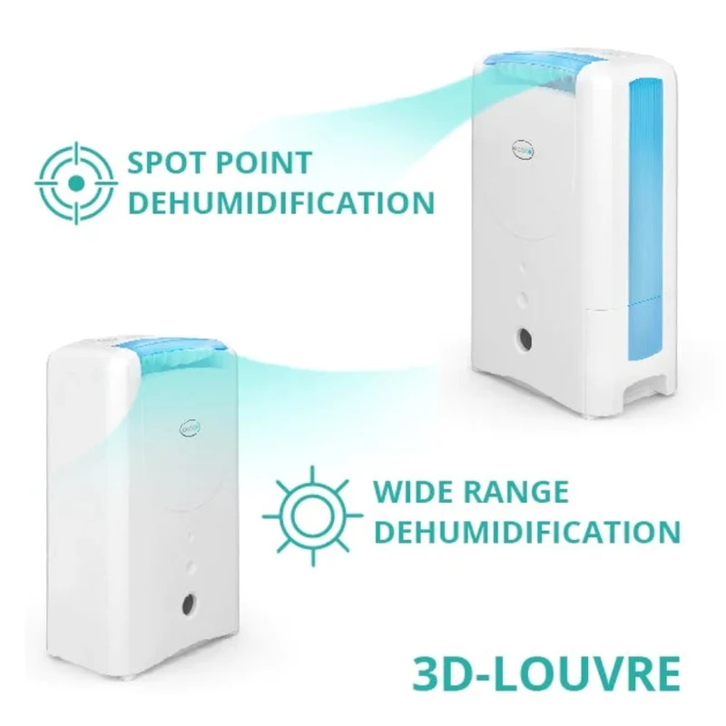 EcoAir DD1 CLASSIC MK6 Air Dehumidifier Desiccant 7.5L/Day