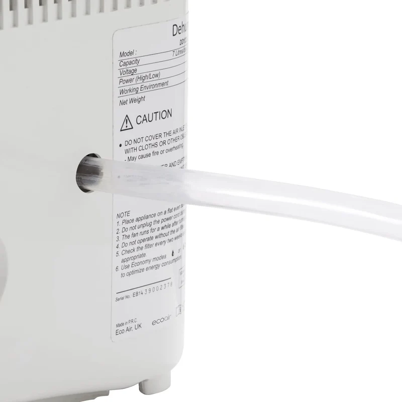 EcoAir DD1 CLASSIC MK6 Air Dehumidifier Desiccant 7.5L/Day