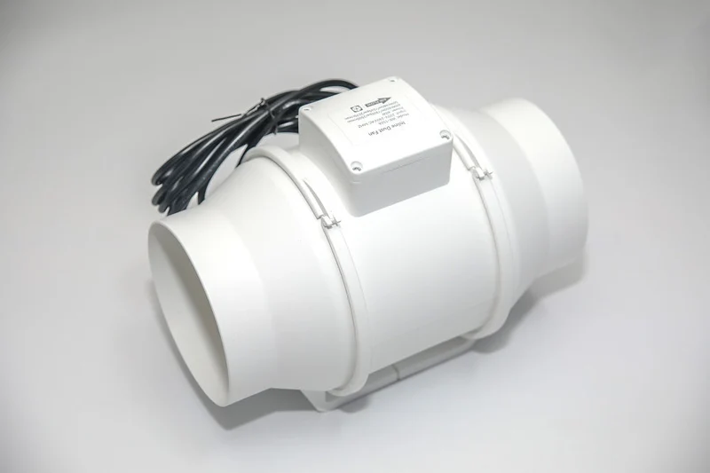 Inline-Staubabsaugventilator