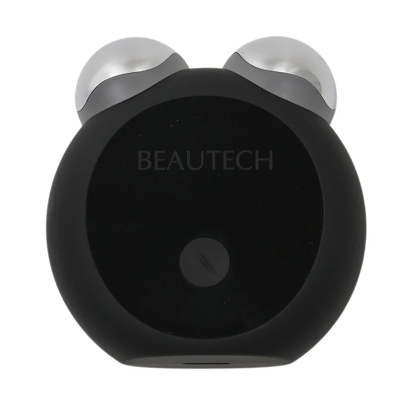 BEAUTECH - Mini-Gesichtsmassager, EMS-Technologie, PC-Material, 27.7x47x177 mm, Weiß Matt