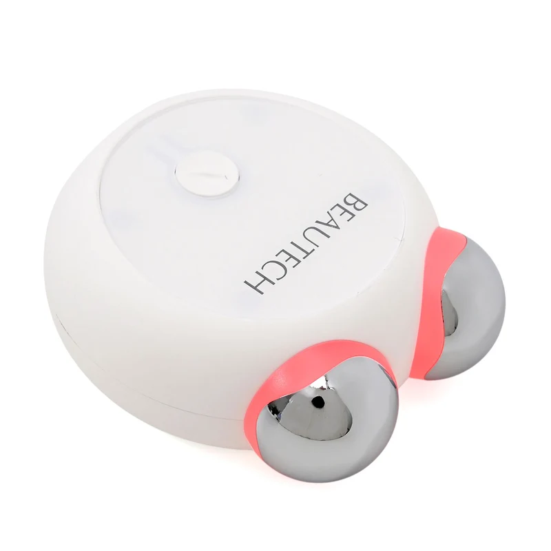 BEAUTECH - Mini-Gesichtsmassager, EMS-Technologie, PC-Material, 27.7x47x177 mm, Weiß Matt