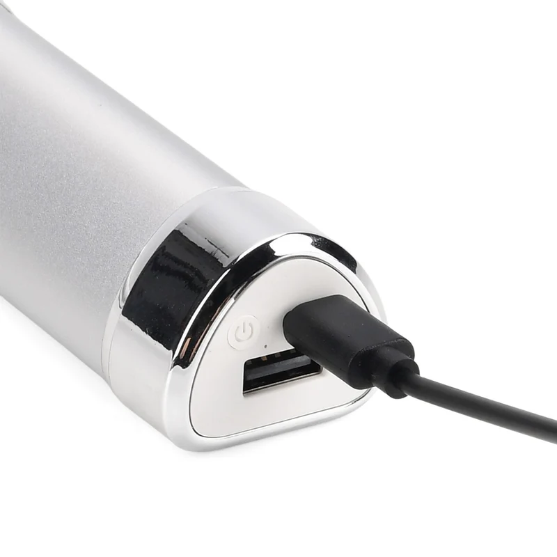 2 in 1 Magnetischer Handwärmer und Powerbank, 2 x 4000 mAh, 3 Heizstufen, 11 x 6 cm, 255 g, ABS Aluminiumlegierung, Schwarz