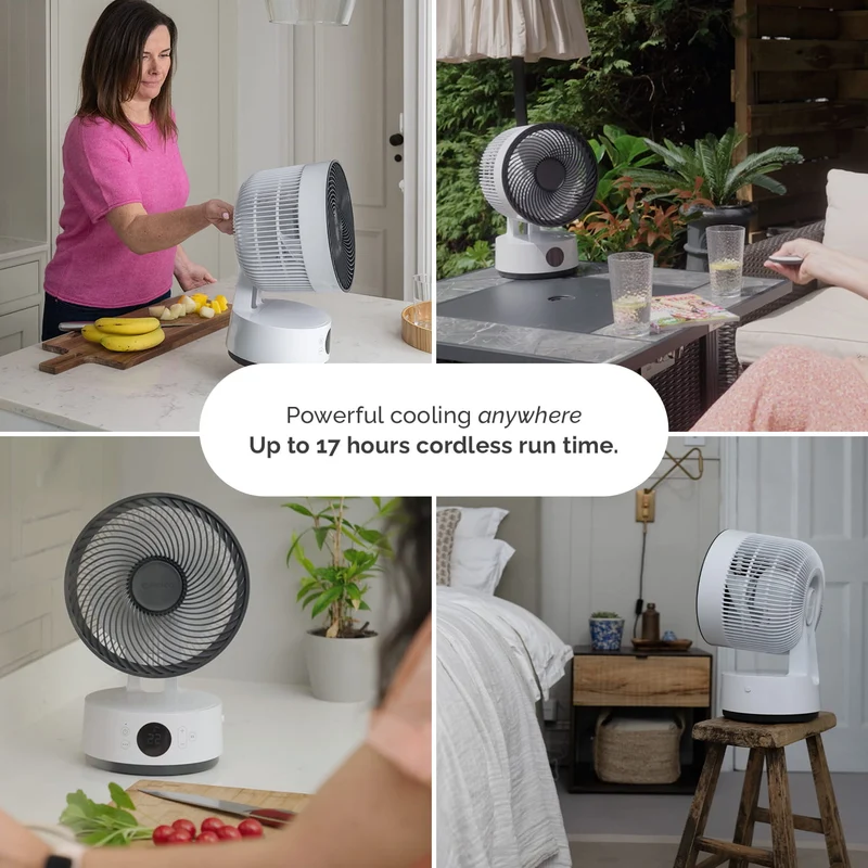 Meaco Sefte® 8" Portable Cordless Fan