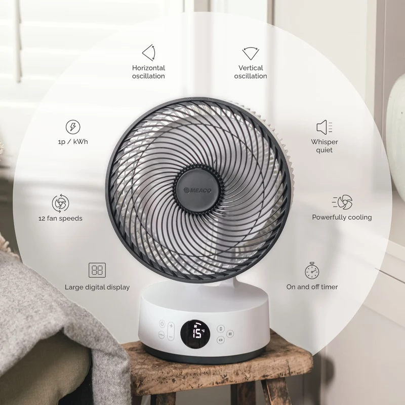 Meaco Sefte® 10" Table Fan