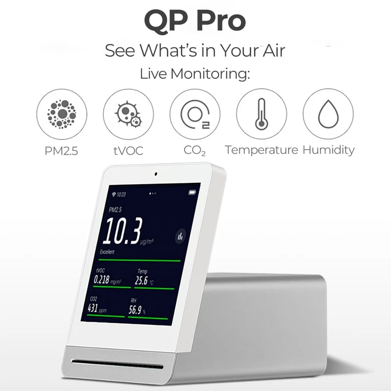 Qingping Pro 5-In-1 Air Quality Monitor
