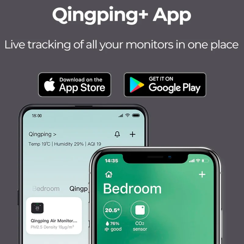 Qingping Pro 5-In-1 Air Quality Monitor