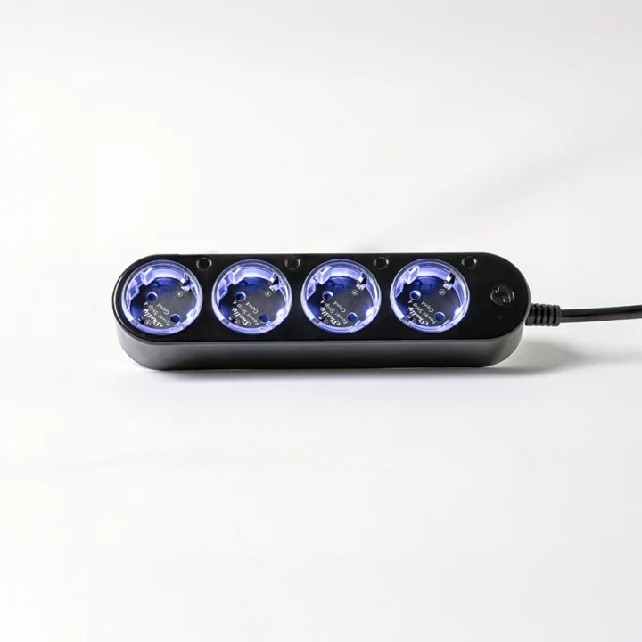 Shelly Power Strip 4 Gen4 - Smarte Steckdosenleiste - Schwarz