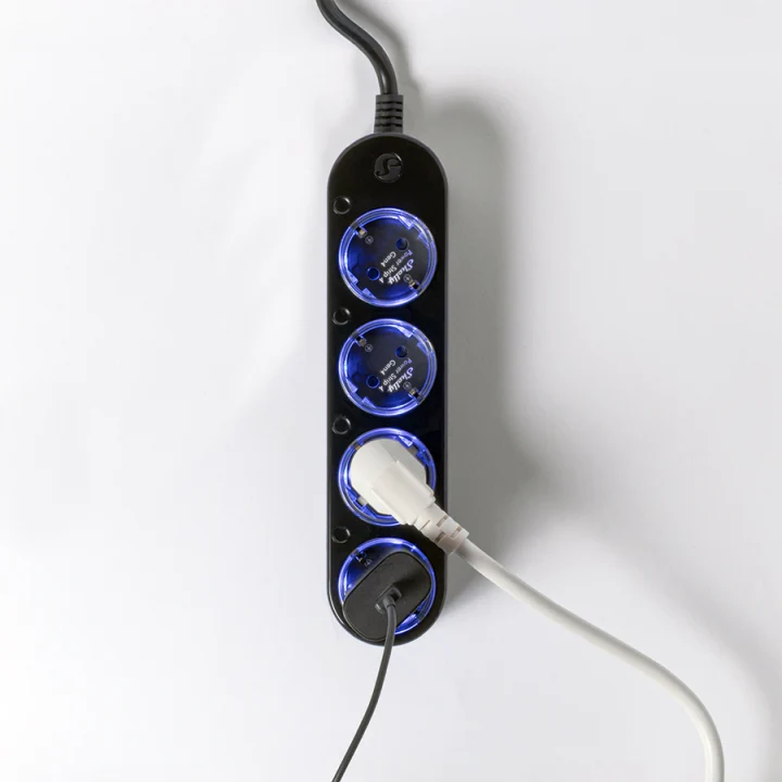 Shelly Power Strip 4 Gen4 - Smarte Steckdosenleiste - Schwarz