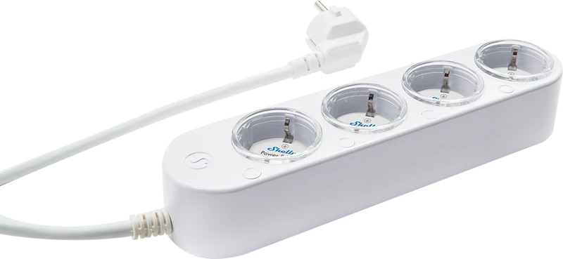 Shelly Power Strip 4 Gen4 - Smarte Steckdosenleiste - Weiß
