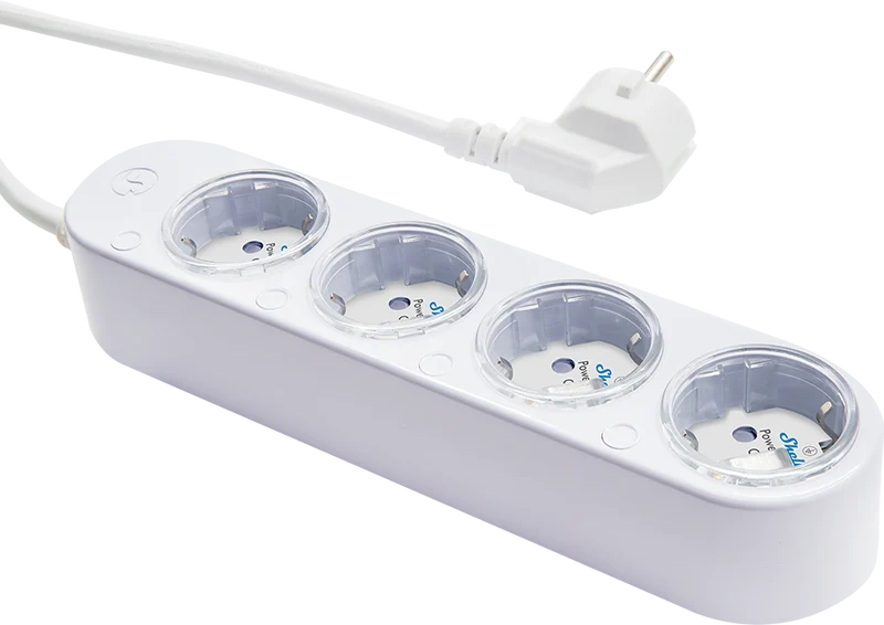 Shelly Power Strip 4 Gen4 - Smarte Steckdosenleiste - Weiß
