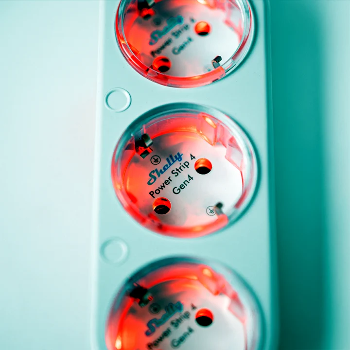 Shelly Power Strip 4 Gen4 - Smarte Steckdosenleiste - Weiß