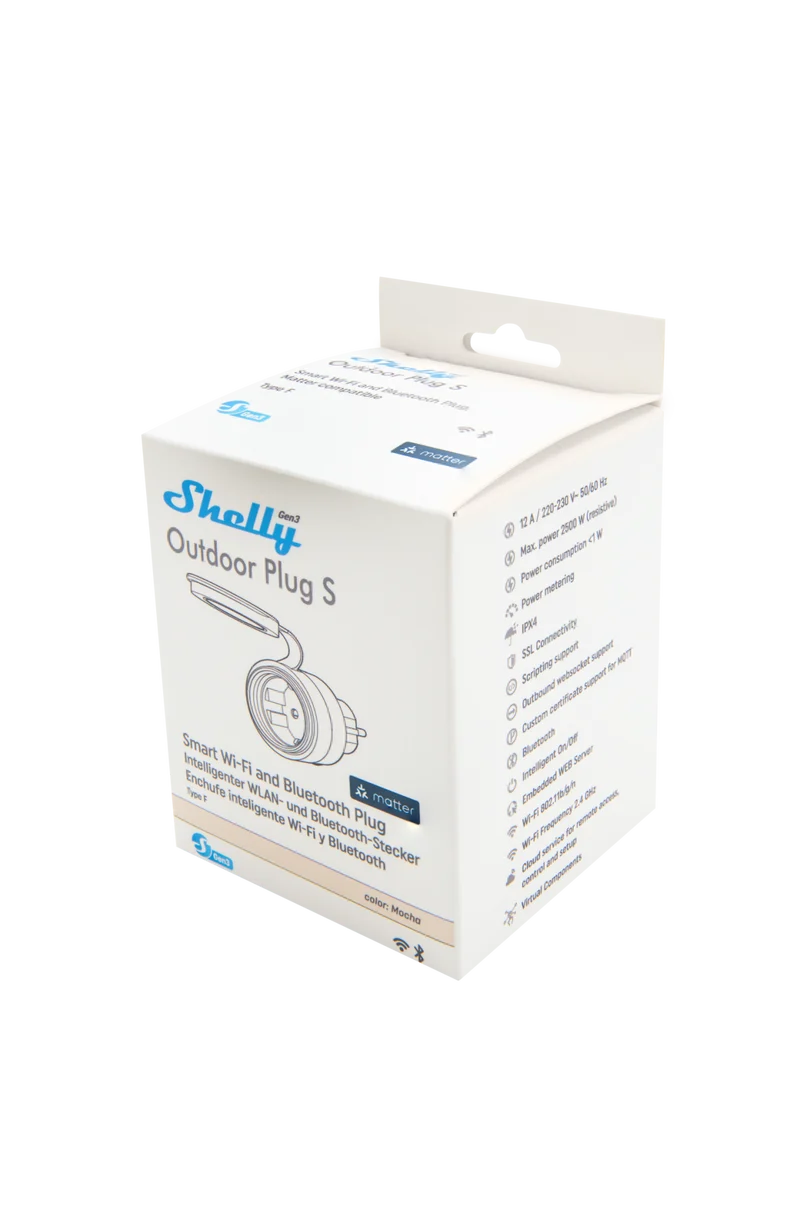 Shelly Outdoor Plug S Gen3