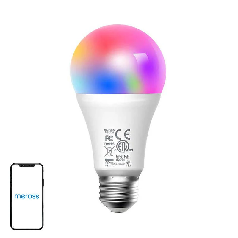 Meross MSL120 RGBW - E27 - Homekit-fähig