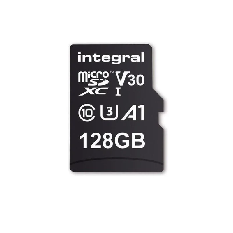 128GB Integral V30 High Speed microSDXC card
