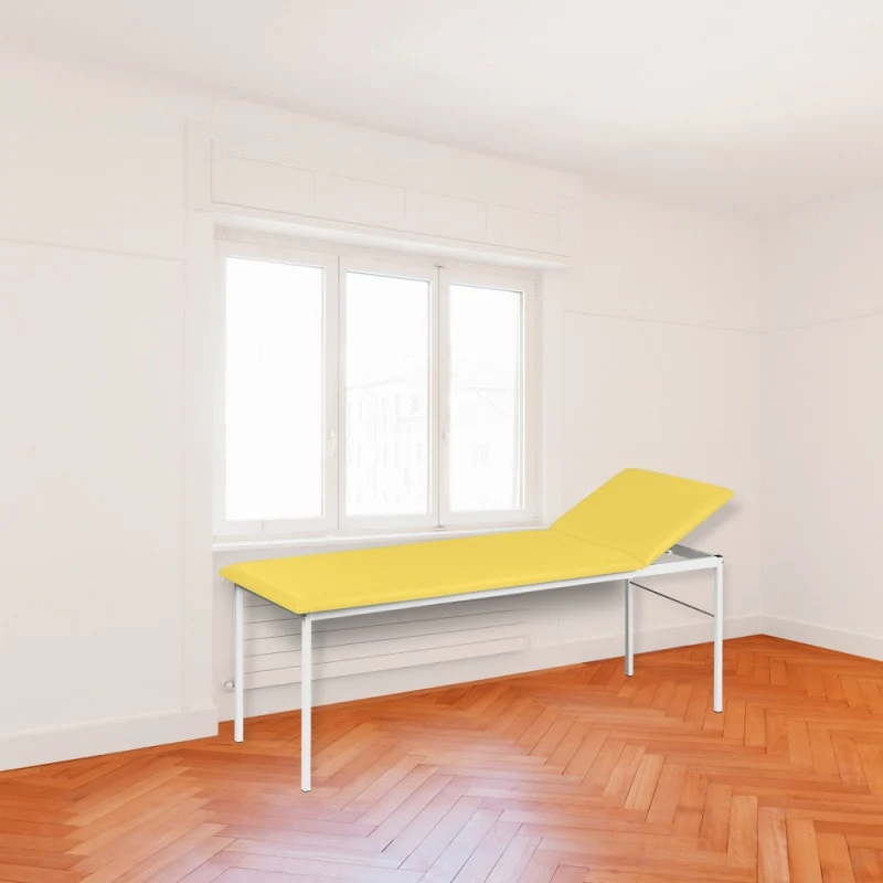 Untersuchungsliege mit verstellbarem Kopfteil