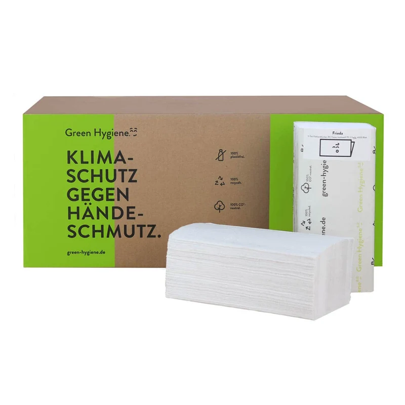 Umweltfreundliche Papierhandtücher FRIEDA